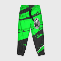 Детские брюки 3D AC Milan sport green