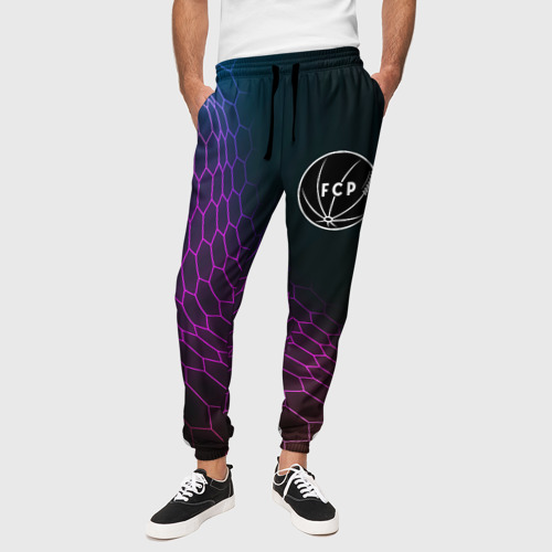Мужские брюки 3D Porto футбольная сетка, цвет 3D печать - фото 4