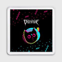 Магнит 55*55 Bullet For My Valentine - rock star cat