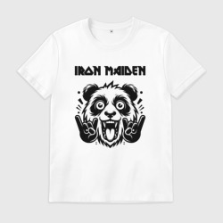 Мужская футболка хлопок Iron Maiden - rock panda