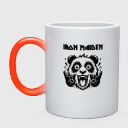 Кружка хамелеон Iron Maiden - rock panda