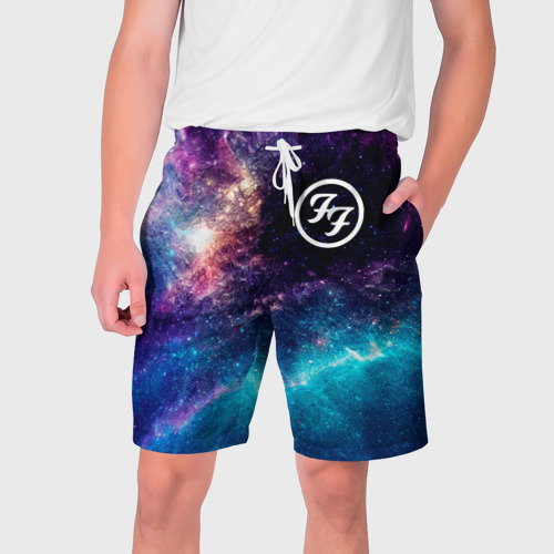 Мужские шорты 3D Foo Fighters space rock, цвет 3D печать