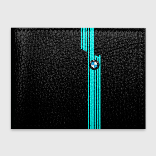 Обложка для студенческого билета BMW sport line geometry, цвет синий