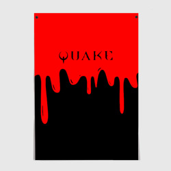 Постер Quake краски текстура шутер