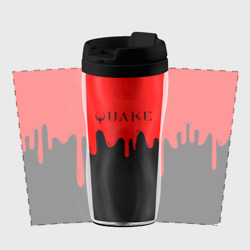 Термокружка-непроливайка Quake краски текстура шутер - фото 2