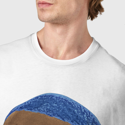 Мужская футболка хлопок Мбаппе Килиан, цвет белый - фото 6