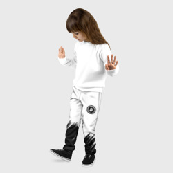 Детские брюки 3D Биткоин текстура крипта - фото 2