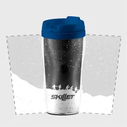 Термокружка-непроливайка Skillet rock music band - фото 2