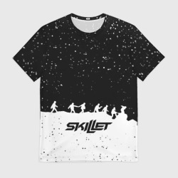 Мужская футболка 3D Skillet rock music band