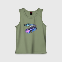 Детская майка хлопок NFS Most Wanted neon bmw