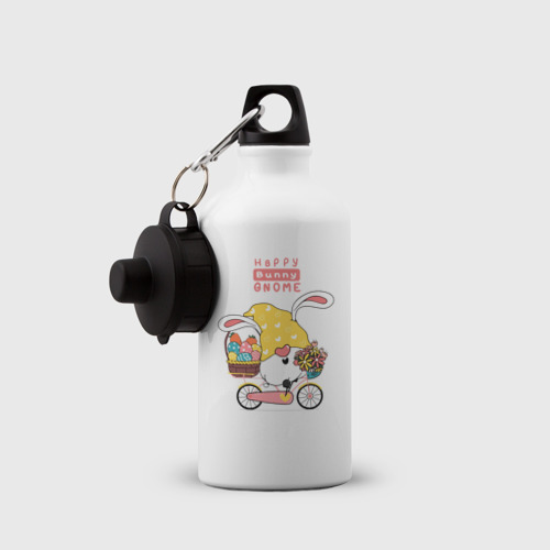 Бутылка спортивная Пасхальный гном на велосипеде - фото 3