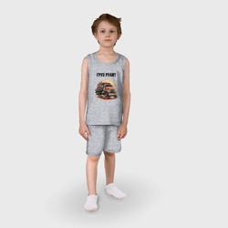 Детская пижама с шортами хлопок Груз рулит - фото 2