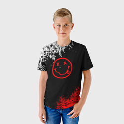 Детская футболка 3D Нирвана краски - фото 2