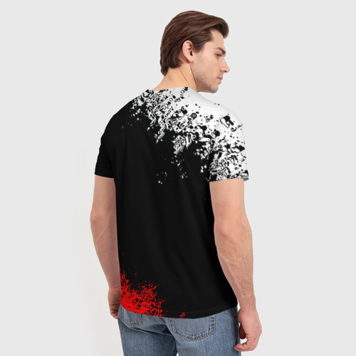 Мужская футболка 3D Нирвана краски, цвет 3D печать - фото 4