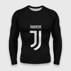 Мужской рашгард 3D Juventus sport fc белое лого