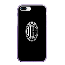 Чехол для iPhone 7Plus/8 Plus матовый Milan fc белое лого