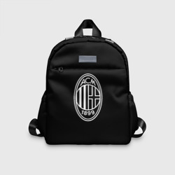 Детский рюкзак 3D Milan fc белое лого