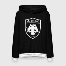 Женская толстовка 3D AEK fc белое лого
