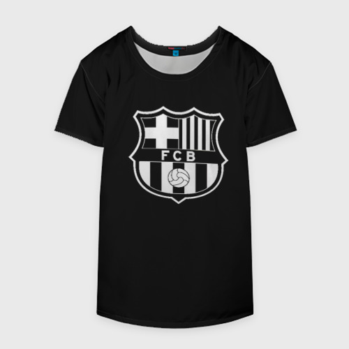 Накидка на куртку 3D Barcelona fc club белое лого, цвет 3D печать - фото 4