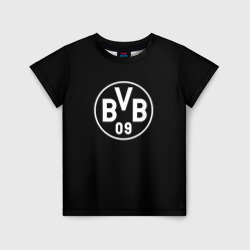 Детская футболка 3D Borussia sport fc белое лого