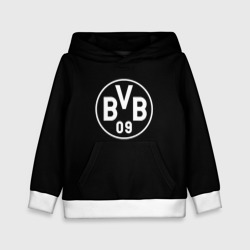 Детская толстовка 3D Borussia sport fc белое лого