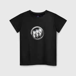Детская футболка хлопок Buick logo металик