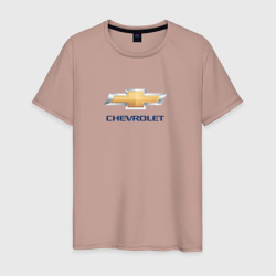 Мужская футболка хлопок Chevrolet авто бренд