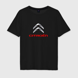 Мужская футболка хлопок Oversize Citroen авто спорт