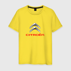 Мужская футболка хлопок Citroen авто спорт