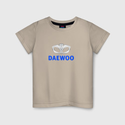 Детская футболка хлопок Daewoo sport auto logo