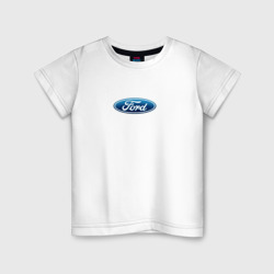 FORD авто спорт лого – Детская футболка хлопок с принтом купить со скидкой в -20%