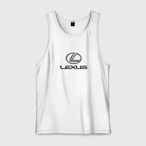 Мужская майка хлопок Lexus авто бренд лого