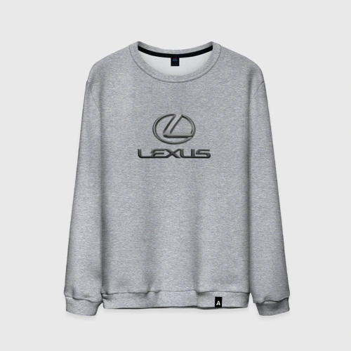 Мужской свитшот хлопок Lexus авто бренд лого