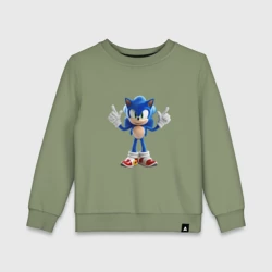 Детский свитшот хлопок Ёж соник бум