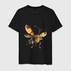 Современная  пчела робот – Мужская футболка хлопок с принтом купить со скидкой в -20%