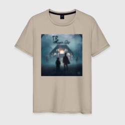 Tragic city – Мужская футболка хлопок с принтом купить со скидкой в -20%