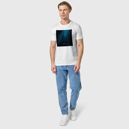 Мужская футболка хлопок Million Dollar Depression, цвет белый - фото 5