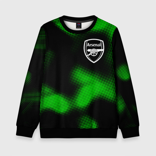 Детский свитшот 3D Arsenal sport halftone, цвет 3D печать