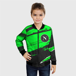 Детский бомбер 3D Napoli sport green - фото 2