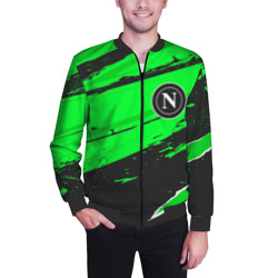 Мужской бомбер 3D Napoli sport green - фото 2