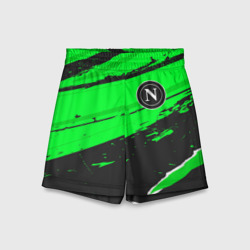 Детские спортивные шорты 3D Napoli sport green