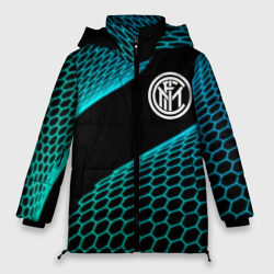 Женская зимняя куртка Oversize Inter football net