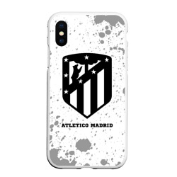 Чехол для iPhone XS Max матовый Atletico Madrid sport на светлом фоне