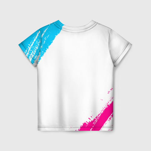 Детская футболка 3D Borussia neon gradient style, цвет 3D печать - фото 2