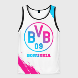 Мужская майка 3D Borussia neon gradient style