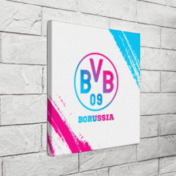 Холст квадратный Borussia neon gradient style - фото 2