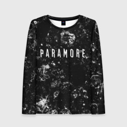 Женский лонгслив 3D Paramore black ice