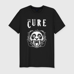 Мужская футболка хлопок Slim The Cure rock panda