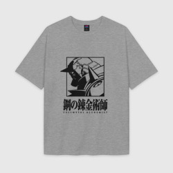 Женская футболка Oversize хлопок texturе Профиль Альфонса