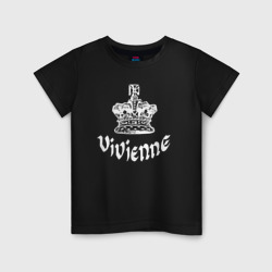 Детская футболка хлопок Корона крест Вивьен стиль